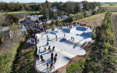 Die Skateranlage wird gut angenommen