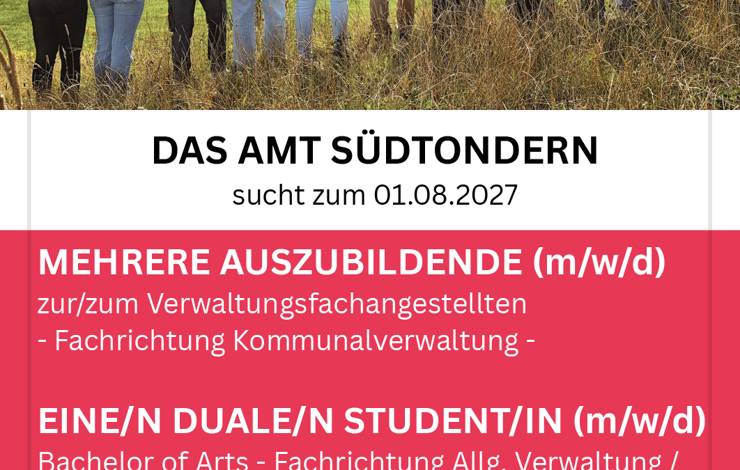 Freie Stellen im Amt Südtondern